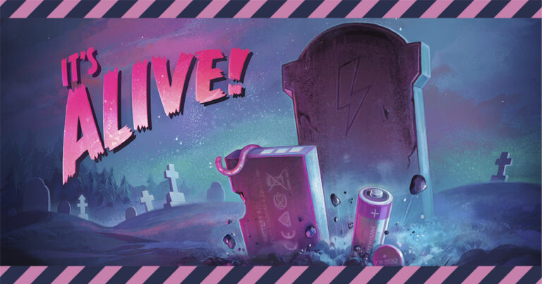 Akut heräävät henkiin zombiakku-kampanjakuvassa